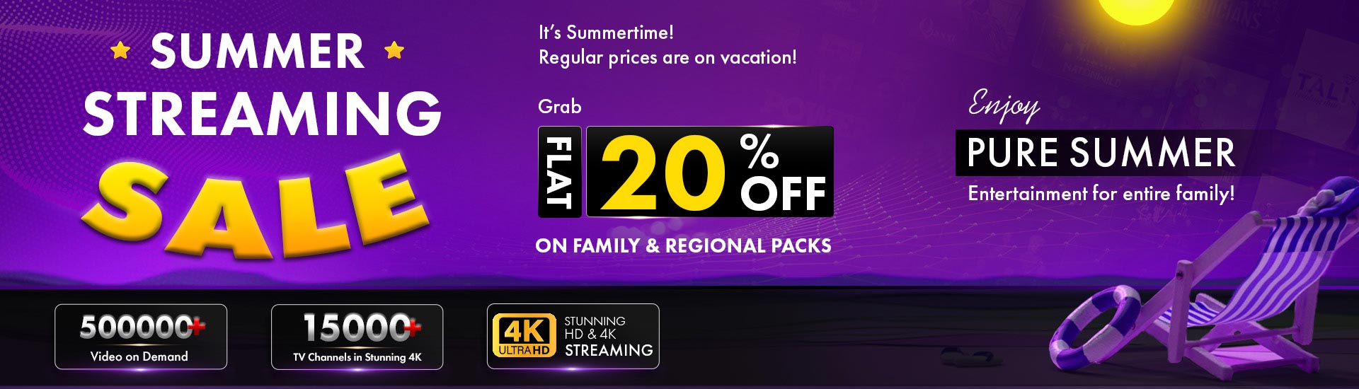 Summer Streaming Sale