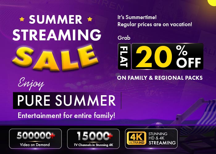 Summer Streaming Sale