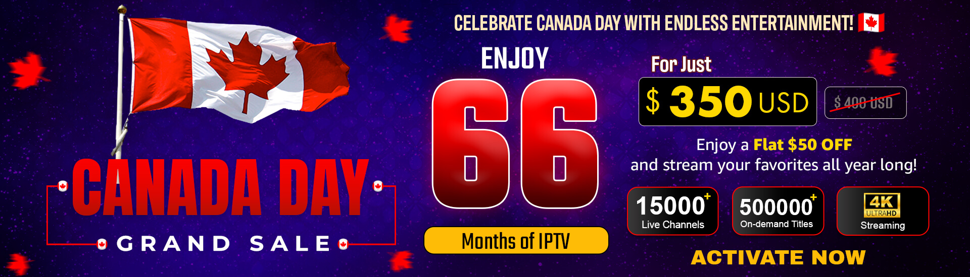 Guru canada day desktop banner
