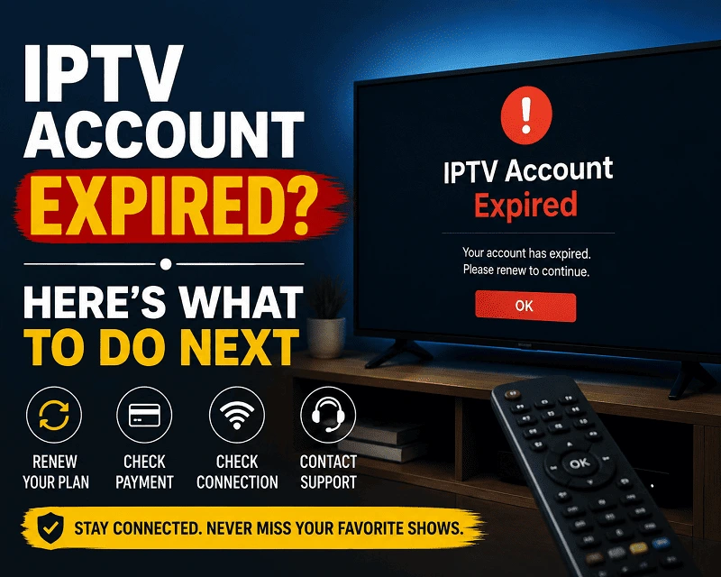 IPTV Account Expired