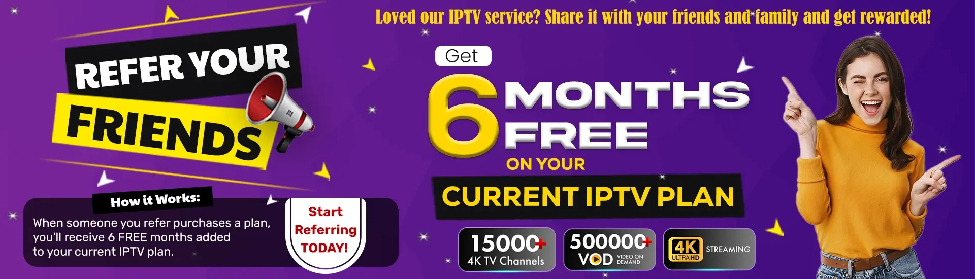Guru IPTV Refer & Earn